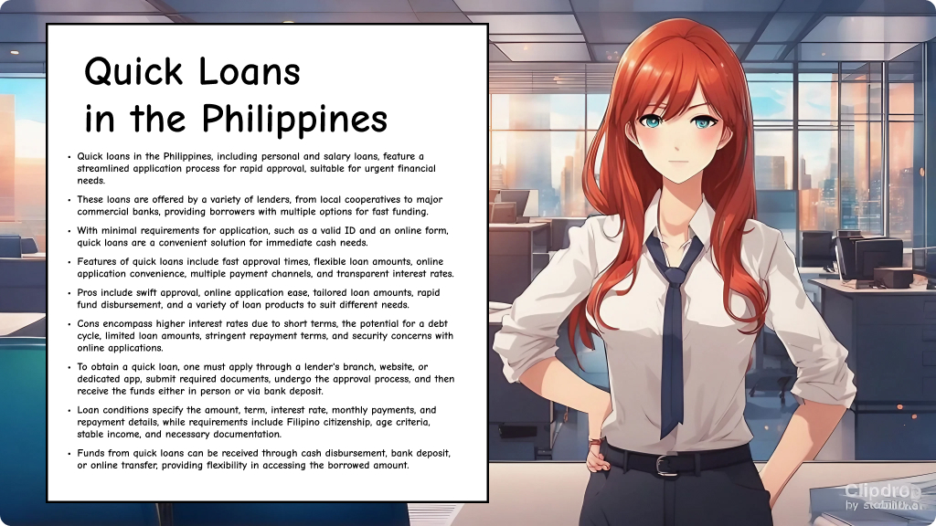 Guide to Quick Loans in Dapitan: Features, Pros & Cons